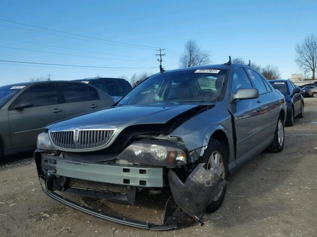 1LNHM86S35Y640089 - 2005 LINCOLN LS GREEN photo 2