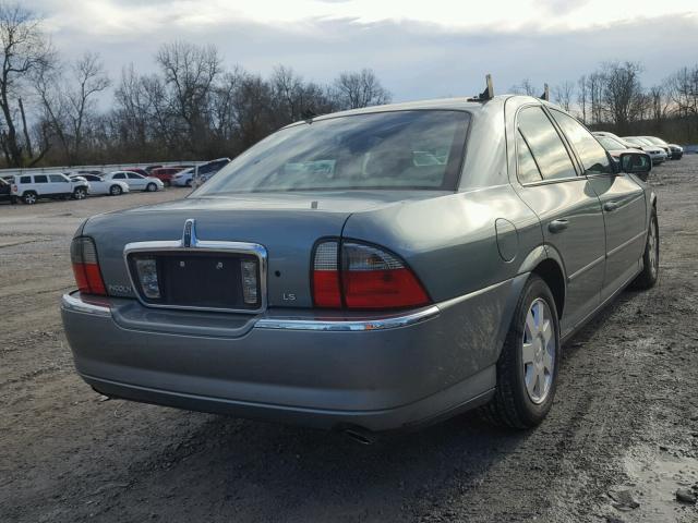 1LNHM86S35Y640089 - 2005 LINCOLN LS GREEN photo 4