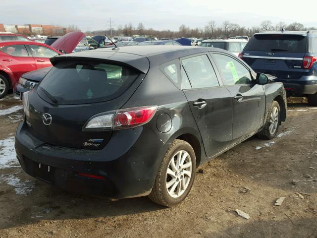 JM1BL1L72C1568179 - 2012 MAZDA 3 I BLACK photo 4