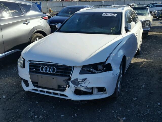 WAUWFAFL8AA040870 - 2010 AUDI A4 PREMIUM WHITE photo 2