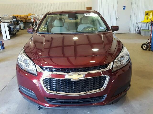 1G11C5SL0FF151029 - 2015 CHEVROLET MALIBU 1LT MAROON photo 9