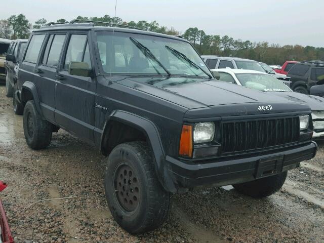 1J4FT88S7NL233394 - 1992 JEEP CHEROKEE S BLACK photo 1