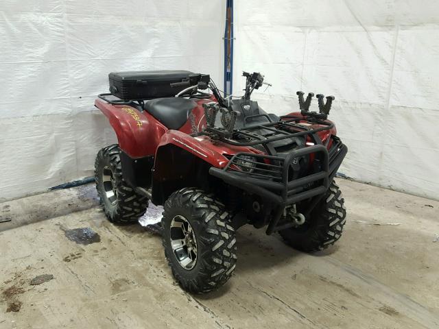 JY4AJ40Y39C007873 - 2009 YAMAHA YFM550 FWA RED photo 1