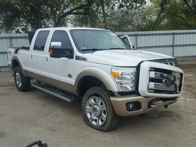 1FT7W2BT2CED15521 - 2012 FORD F250 SUPER WHITE photo 1