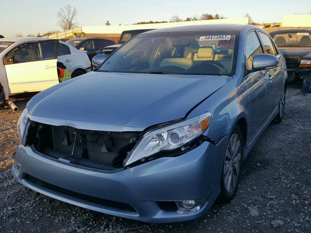 4T1BK3DB3BU426434 - 2011 TOYOTA AVALON BAS BLUE photo 2