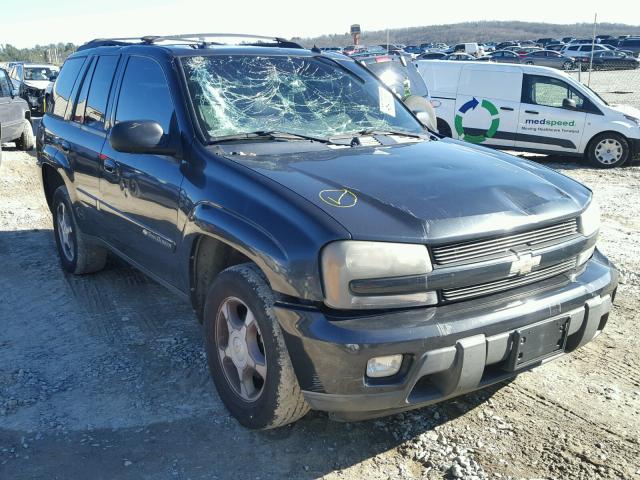 1GNDS13S142287087 - 2004 CHEVROLET TRAILBLAZE BLUE photo 1