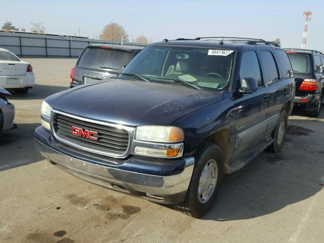 1GKEC13T74R260183 - 2004 GMC YUKON BLUE photo 2