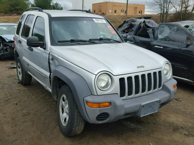 1J4GL48K92W224266 - 2002 JEEP LIBERTY SP SILVER photo 1