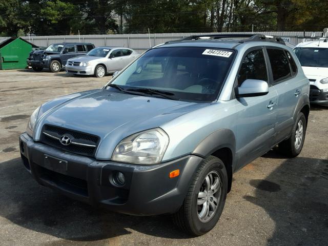 KM8JN12D87U665769 - 2007 HYUNDAI TUCSON SE BLUE photo 2