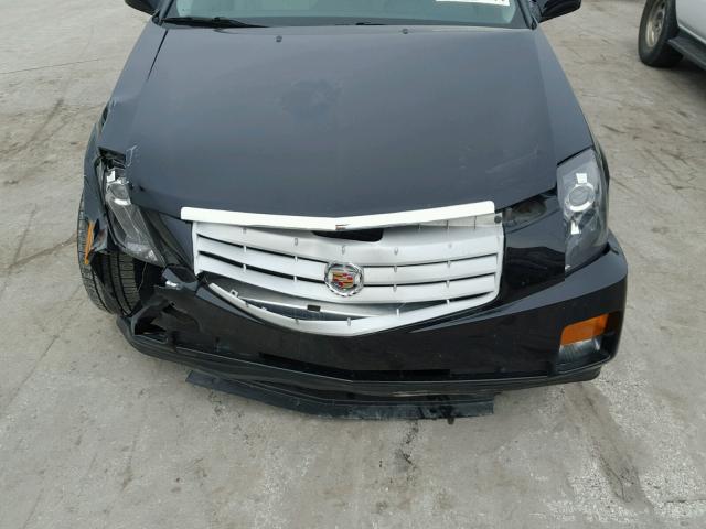 1G6DM57T260211361 - 2006 CADILLAC CTS BLACK photo 7