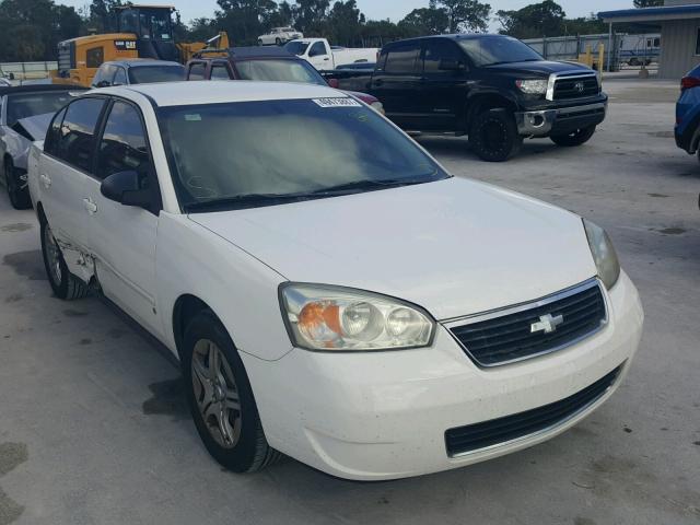 1G1ZS51856F264235 - 2006 CHEVROLET MALIBU LS WHITE photo 1