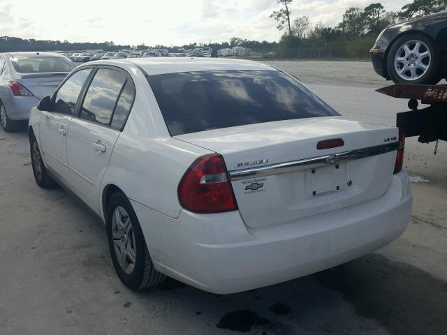 1G1ZS51856F264235 - 2006 CHEVROLET MALIBU LS WHITE photo 3