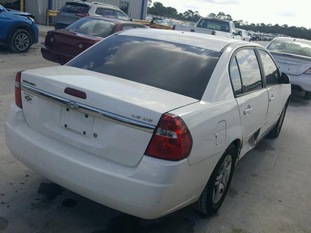 1G1ZS51856F264235 - 2006 CHEVROLET MALIBU LS WHITE photo 4