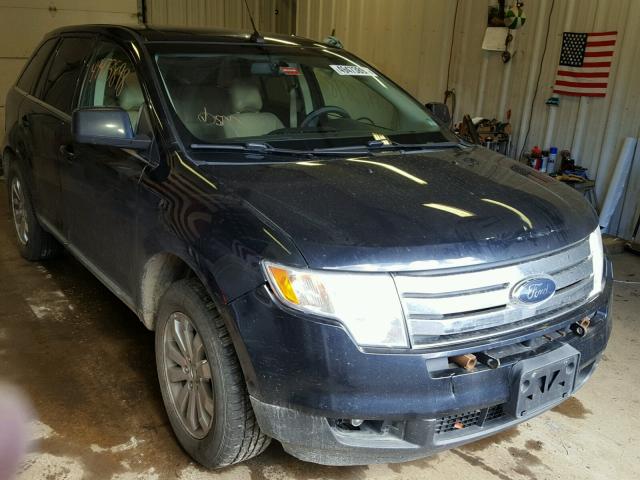 2FMDK49C18BB31119 - 2008 FORD EDGE BLUE photo 1