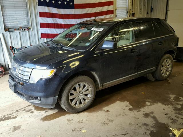 2FMDK49C18BB31119 - 2008 FORD EDGE BLUE photo 2