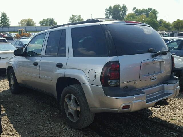 1GNDT13S972113754 - 2007 CHEVROLET TRAILBLAZE GRAY photo 3