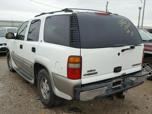 1GNEK13T4YJ156986 - 2000 CHEVROLET TAHOE K150 WHITE photo 3