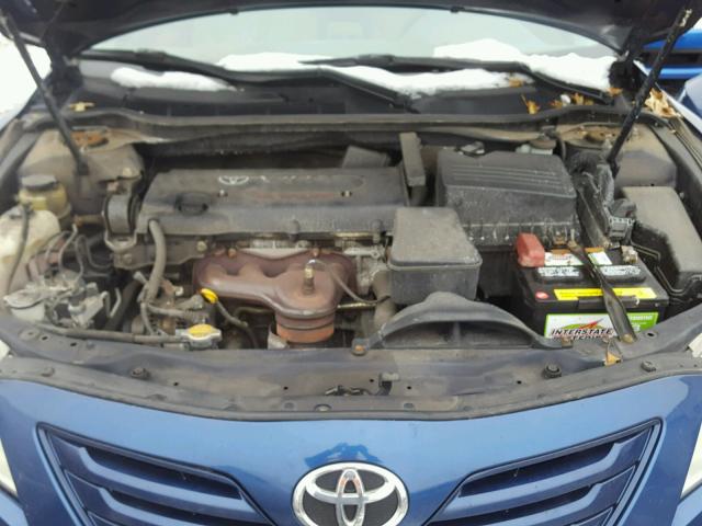 4T1BE46KX7U032088 - 2007 TOYOTA CAMRY NEW BLUE photo 7