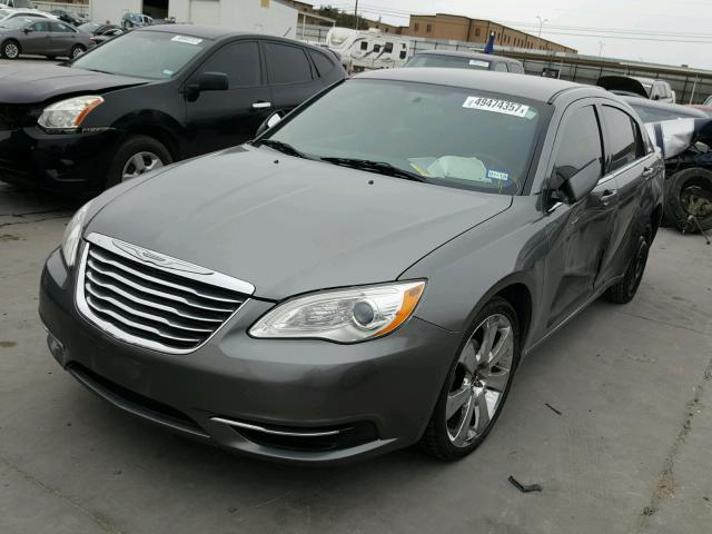 1C3CCBBB3CN142823 - 2012 CHRYSLER 200 TOURIN GRAY photo 2