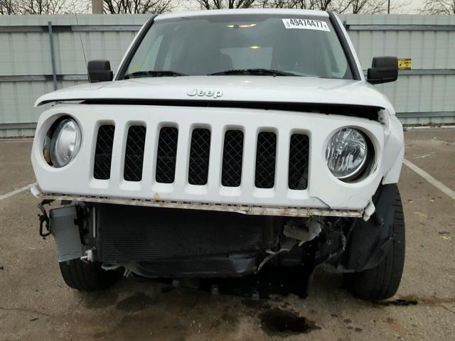 1C4NJRBB1ED880664 - 2014 JEEP PATRIOT SP WHITE photo 9