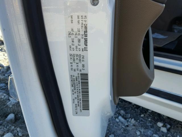 2C4RC1BG3FR545204 - 2015 CHRYSLER TOWN & COU WHITE photo 10