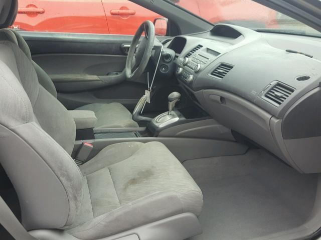 2HGFG12667H517596 - 2007 HONDA CIVIC LX GRAY photo 5