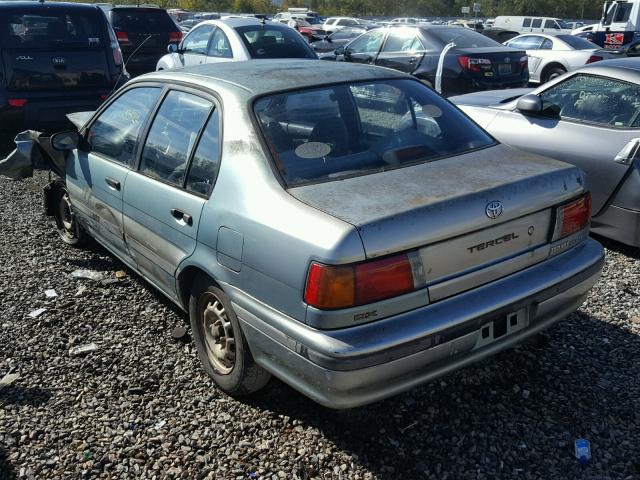 JT2EL43T5R0399486 - 1994 TOYOTA TERCEL DX GRAY photo 3