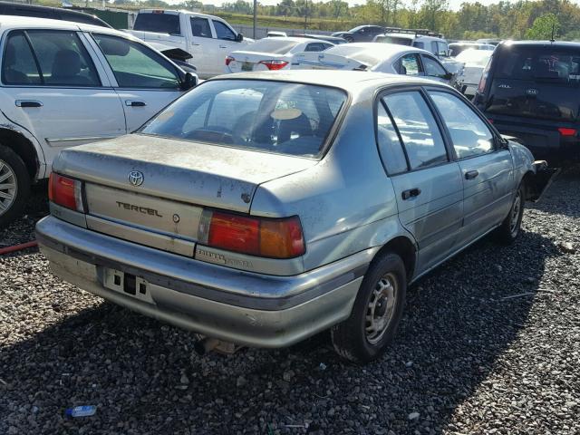 JT2EL43T5R0399486 - 1994 TOYOTA TERCEL DX GRAY photo 4