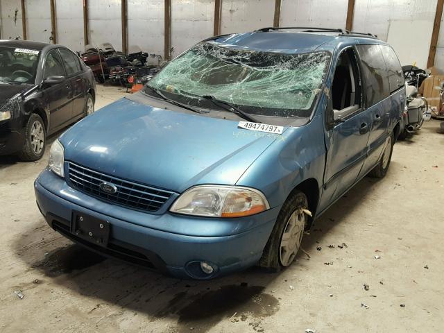 2FMZA51493BA14433 - 2003 FORD WINDSTAR L BLUE photo 2