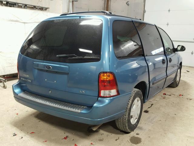 2FMZA51493BA14433 - 2003 FORD WINDSTAR L BLUE photo 4