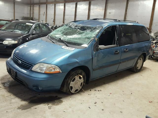 2FMZA51493BA14433 - 2003 FORD WINDSTAR L BLUE photo 9