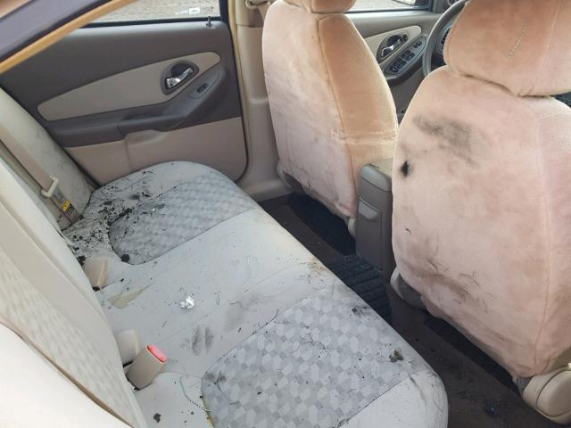 1G1ZT52825F172655 - 2005 CHEVROLET MALIBU LS ბეჟი ფოტო 6