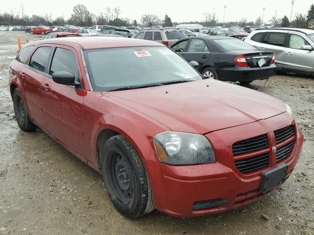 2D4FV47T26H179538 - 2006 DODGE MAGNUM SE MAROON photo 1