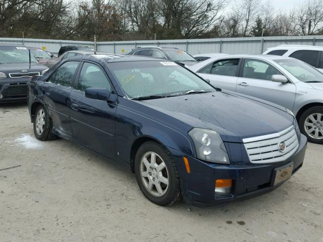 1G6DM57T570139220 - 2007 CADILLAC CTS BLUE photo 1