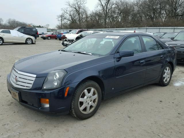 1G6DM57T570139220 - 2007 CADILLAC CTS BLUE photo 2