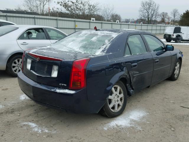 1G6DM57T570139220 - 2007 CADILLAC CTS BLUE photo 4