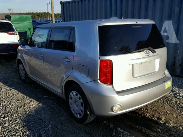 JTLKE50E081029169 - 2008 TOYOTA SCION XB SILVER photo 3