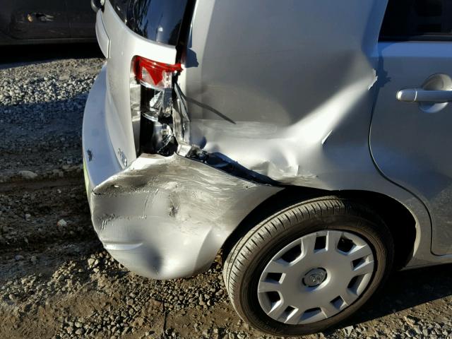 JTLKE50E081029169 - 2008 TOYOTA SCION XB 银色 照片 9