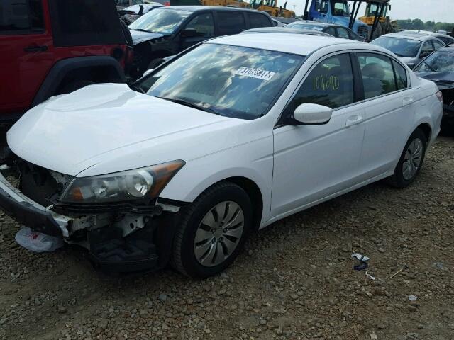 1HGCP26309A069642 - 2009 HONDA ACCORD LX WHITE photo 2