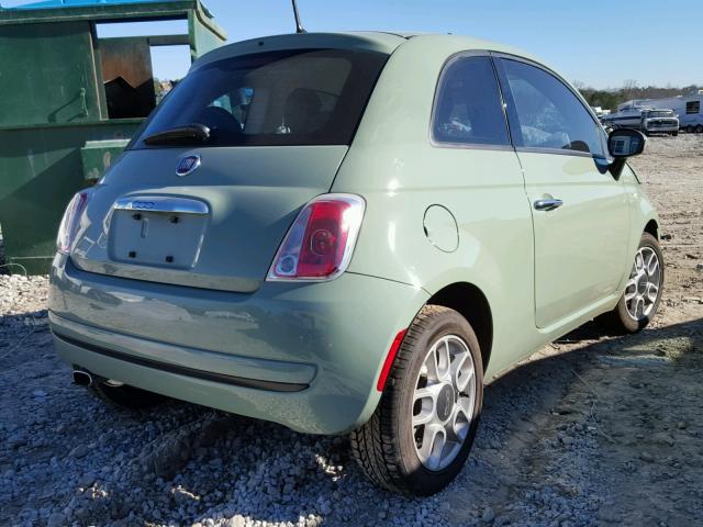 3C3CFFAR4ET293945 - 2014 FIAT 500 POP GREEN photo 4