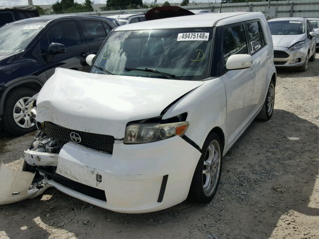 JTLKE50E781028066 - 2008 TOYOTA SCION XB თეთრი ფოტო 2