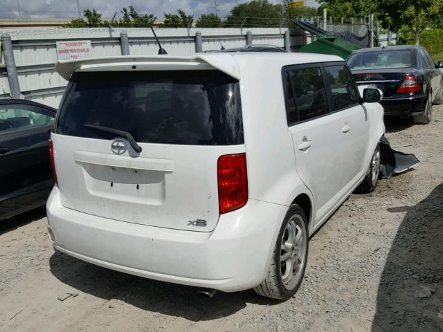 JTLKE50E781028066 - 2008 TOYOTA SCION XB თეთრი ფოტო 4