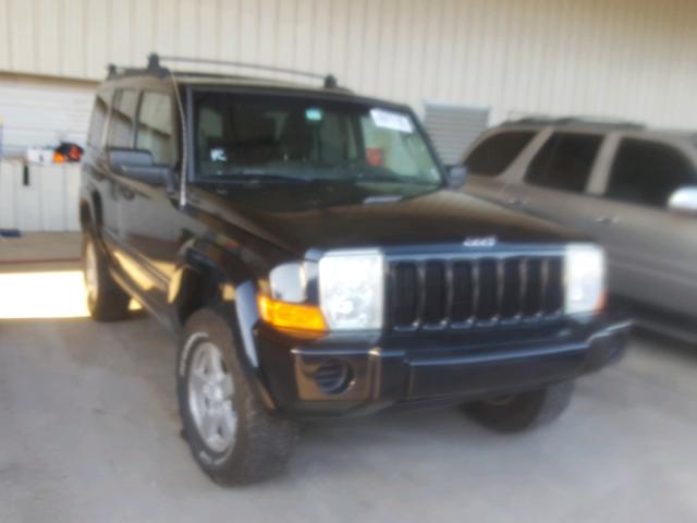 1J8HG48N76C231452 - 2006 JEEP COMMANDER BLACK photo 1