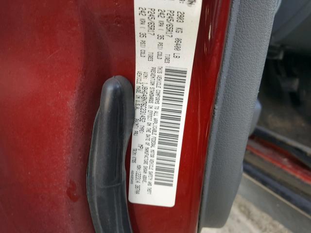 1J8HG48N76C231452 - 2006 JEEP COMMANDER BLACK photo 10