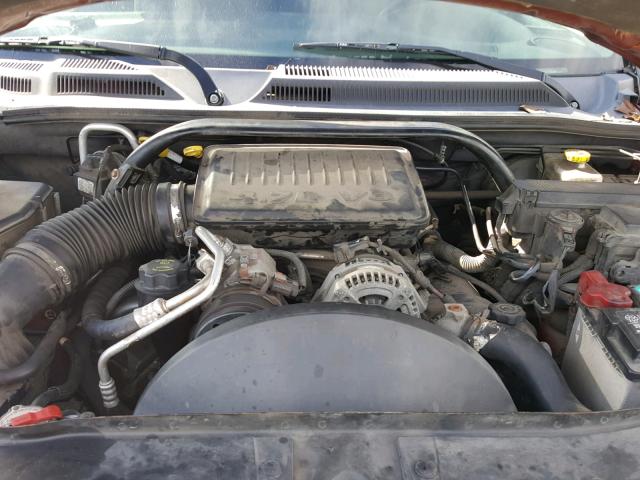 1J8HG48N76C231452 - 2006 JEEP COMMANDER BLACK photo 7