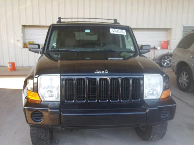 1J8HG48N76C231452 - 2006 JEEP COMMANDER BLACK photo 9