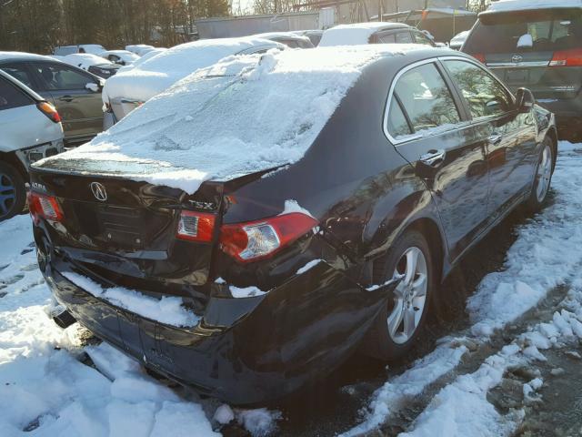 JH4CU2F60AC032700 - 2010 ACURA TSX BLACK photo 4