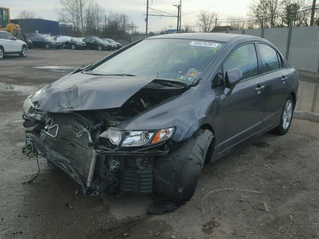 2HGFA1F65BH538069 - 2011 HONDA CIVIC LX-S GRAY photo 2