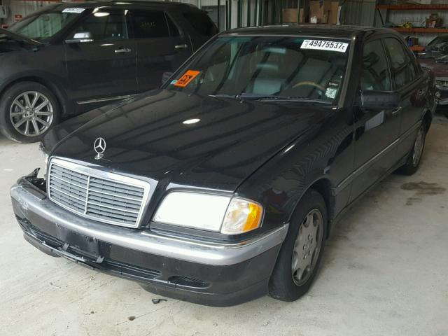 WDBHA24G6YF937350 - 2000 MERCEDES-BENZ C 230 BLACK photo 2