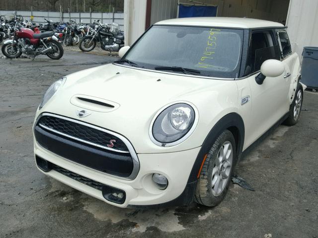 WMWXP7C58G2C60624 - 2016 MINI COOPER S BEIGE photo 2